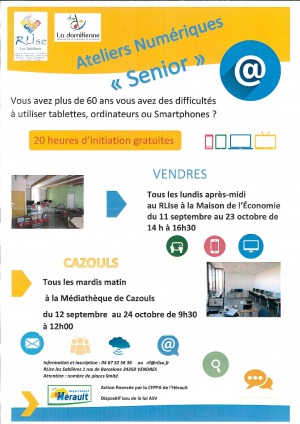 Ateliers numérique "SENIORS"