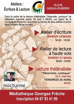 Lecture théâlisée - "Désarmés, cantique"
