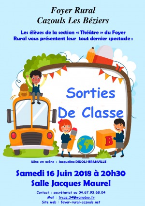 Spectacle "Atelier théâtre enfants" du Foyer Rural