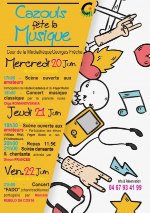 Cazouls Fête la Musique
