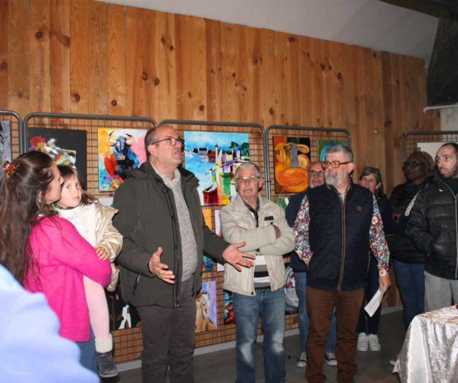 Vernissage de l'exposition de printemps des Artistes cazoulins