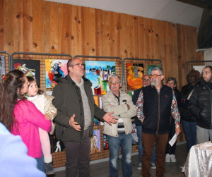 Vernissage de l'exposition de printemps des Artistes cazoulins