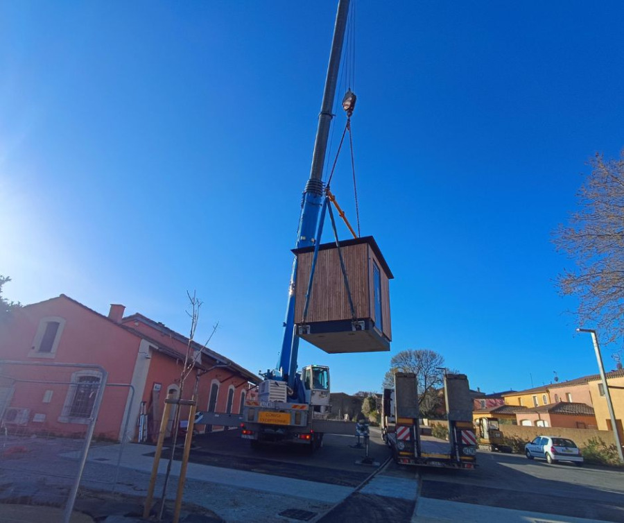 Installation d'un sanitaire à l'Esplanade de la Gare