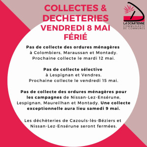Fermeture de la déchèterie
