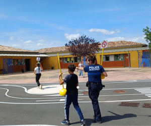 La police municipale sensibilise les élèves à la sécurité routière