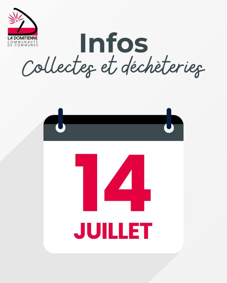 Collecte du tri sélectif maintenue le 14/07