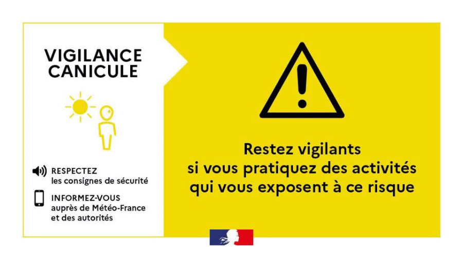 Vigilance jaune canicule