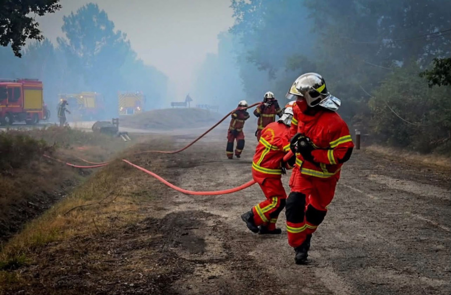 Les sapeurs-pompiers de Cazouls s’engagent auprès des communes sinistrées