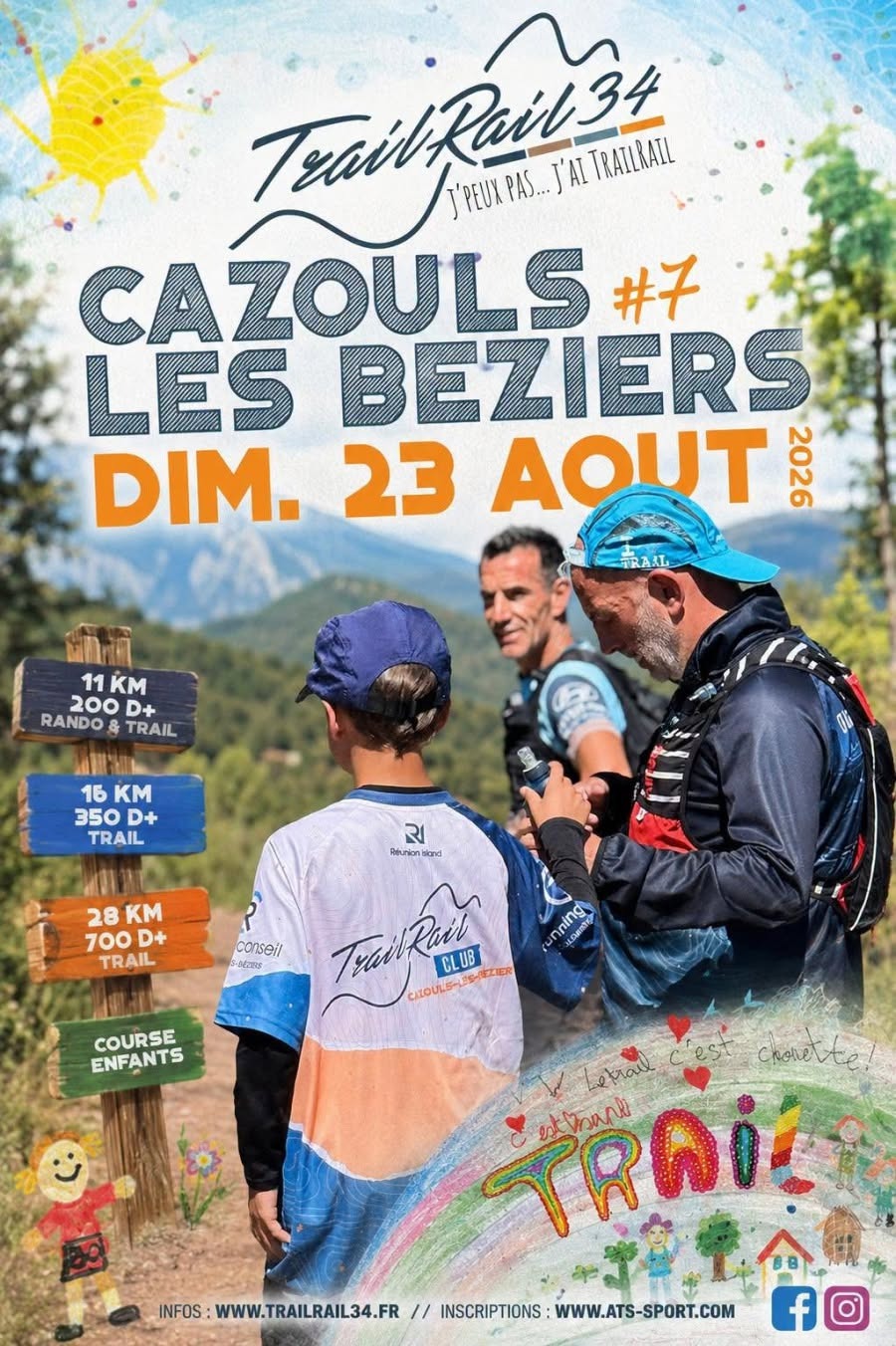 7ème édition Trail Rail 34 - Arrêtés municipaux