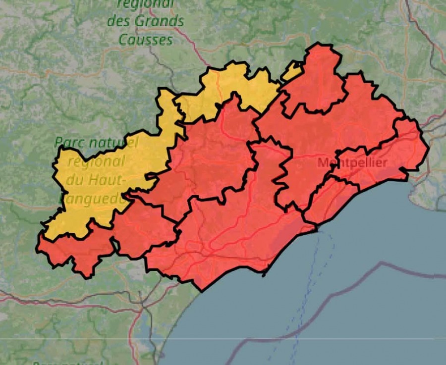 Vigilance feux de forêt - risque très élevé
