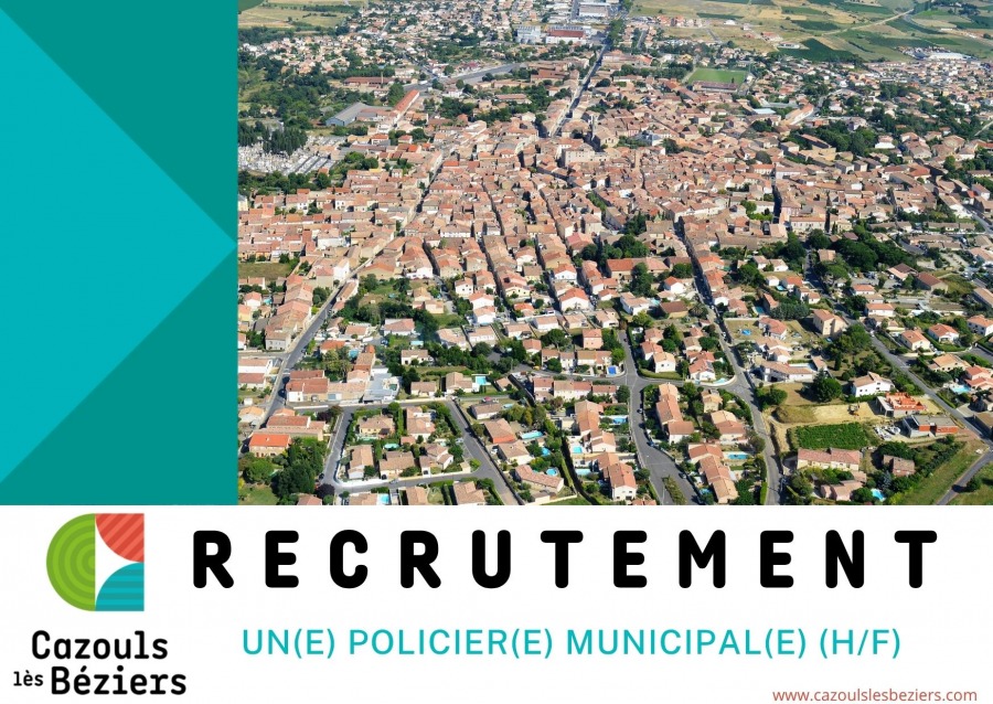 Recrutement - un(e) policier(e) municipal(e) (H/F)