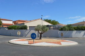 Aménagement paysager rond-point de la Margue