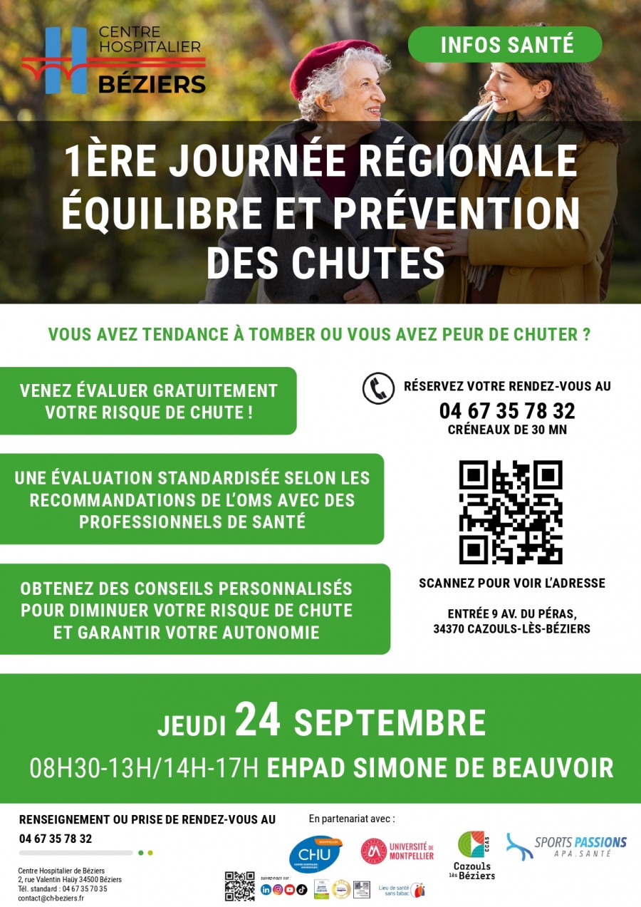1ère journée régionale équilibre et prévention des chutes