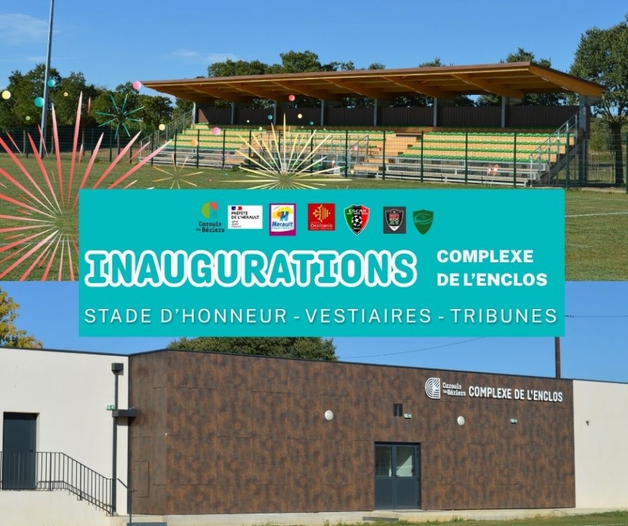 Inaugurations Complexe de l'Enclos et feu d'artifice