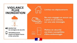 Vigilance orange pluie inondation et orages