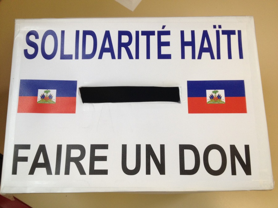 Haïti : Collecte de dons