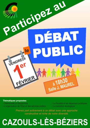 DÉBAT PUBLIC