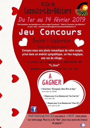 Jeu concours / Saint Valentin 2019