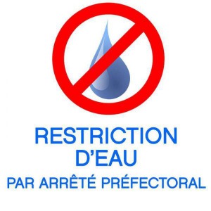 Restriction des usages de l'eau dans le cadre de la gestion de la sécheresse