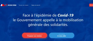 Lancement de la plateforme de mobilisation citoyenne « Je veux aider – Réserve civique Covid-19 »