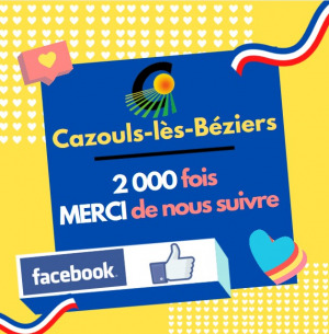 Merci aux 2 000 fans de notre page facebook !