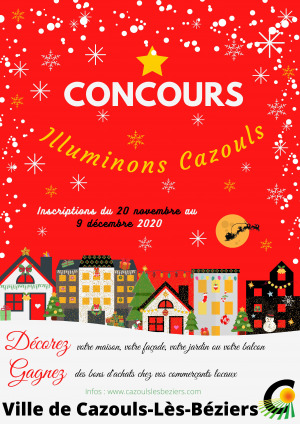 Concours  "Illuminons Cazouls"