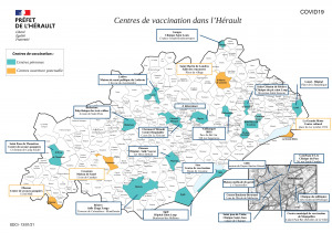 COVID-19 / Centres de vaccination