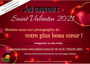 Jeu Concours - Saint Valentin 2021