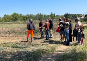 Projets de jardins familiaux et régie agricole : visite sur site