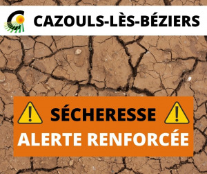 Sécheresse - Niveau alerte renforcée