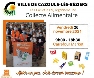 Collecte alimentaire - Épicerie solidaire