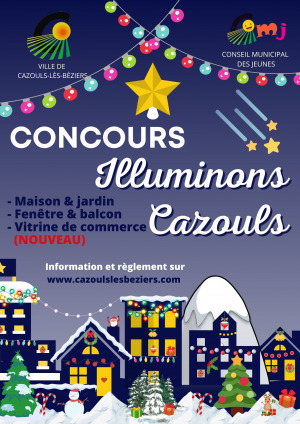 Résultat jeu concours "Illuminons Cazouls 2021"