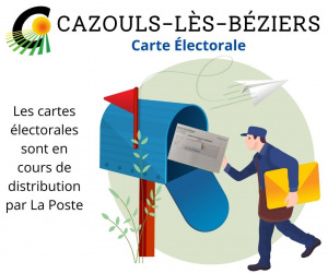 Carte électorale – Distribution en cours