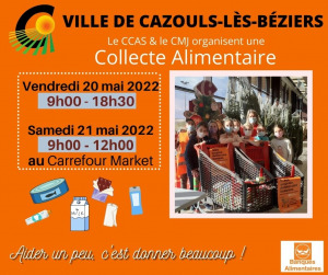 Collecte alimentaire - Épicerie solidaire