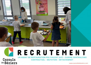 Recrutement - Agent de restauration polyvalent (H/F)