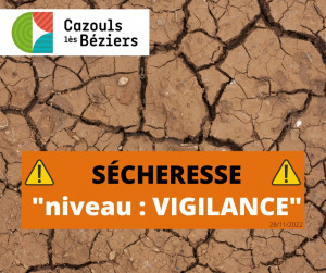 Préfecture Hérault - Passage niveau alerte sécheresse