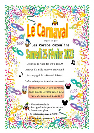 Le carnaval est de retour !