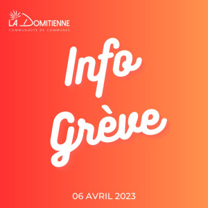 Info grève du jeudi 6 avril 2023