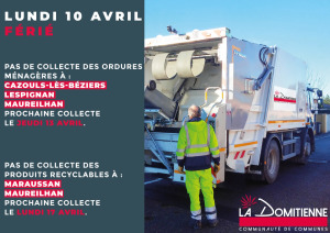 Collecte OM - Lundi 10 avril - Férié