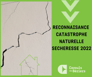 Reconnaissance catastrophe naturelle - sécheresse 2022