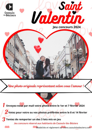 Jeu concours Saint Valentin 2024