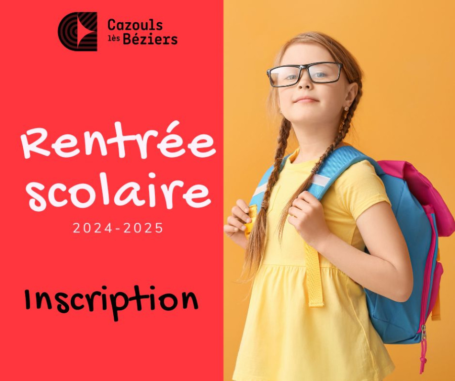 Les inscriptions pour la rentrée scolaire 2024-2025, c'est parti !