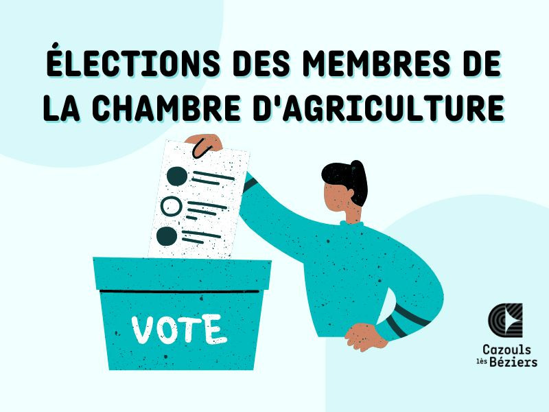 Elections des membres de la chambre d'agriculture