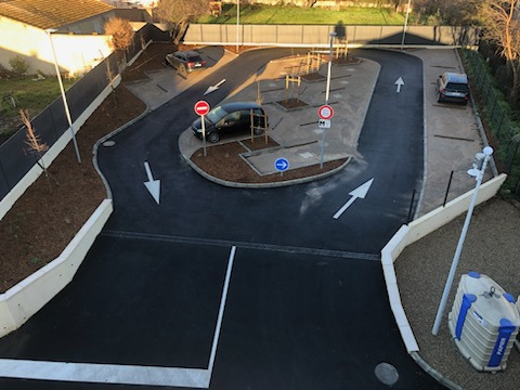 Voirie - création d'un parking rue Mistral