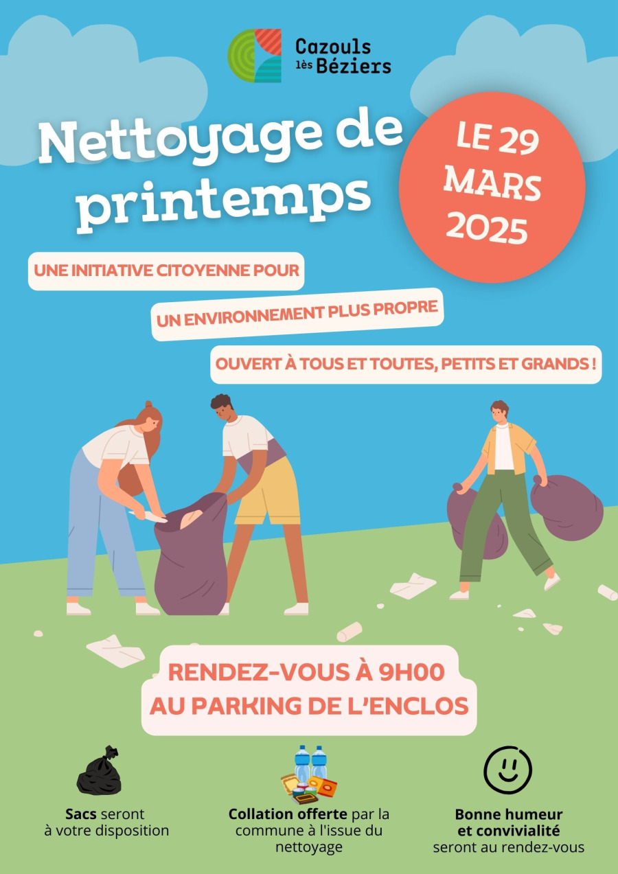 Nettoyage de printemps 2025