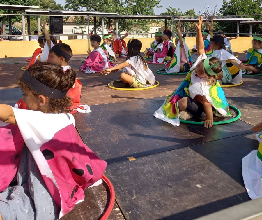 Un spectacle haut en couleurs à l’école maternelle Pauline Kergomard