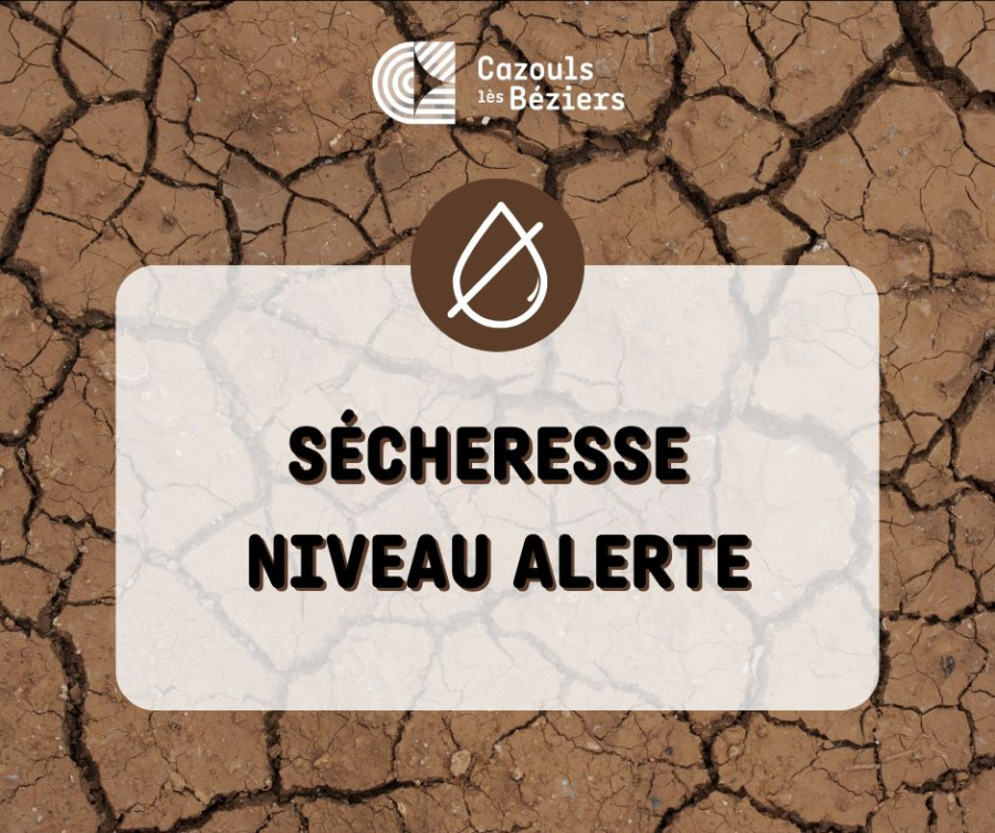 Sécheresse niveau alerte