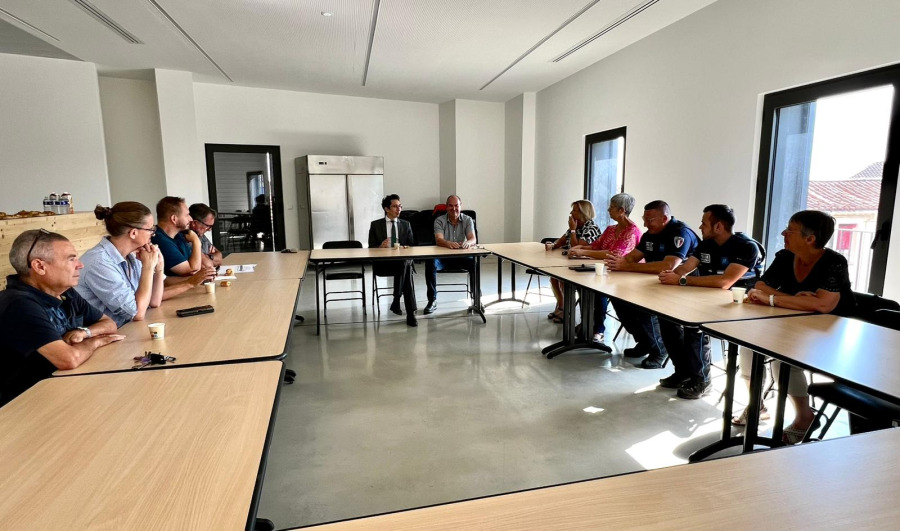 La visite du Directeur du Cabinet du Préfet
