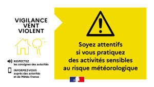 Vigilance jaune vents violents