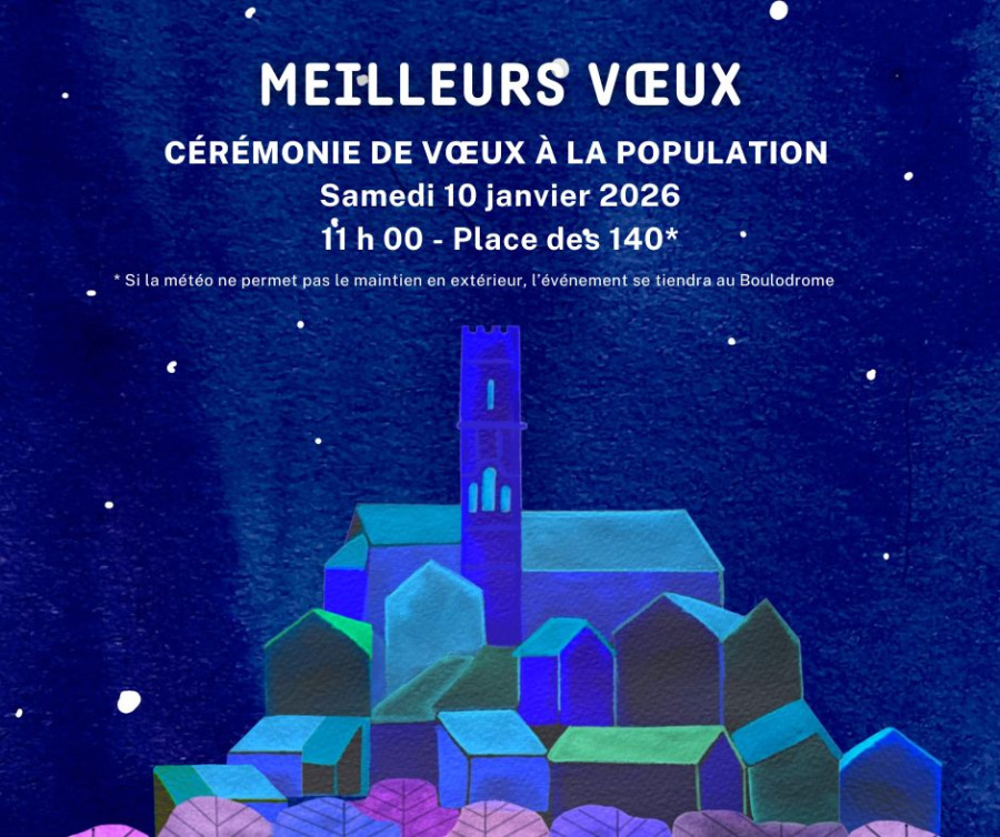 Cérémonie des vœux à la population 2026
